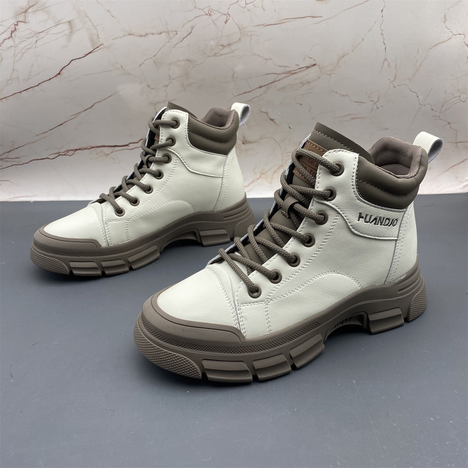 断码撤柜处理女鞋新款英伦风百搭潮鞋圆头平底防滑系带气质短靴,女鞋,马丁靴,淘宝优惠券,粉丝福利购,淘宝优惠卷