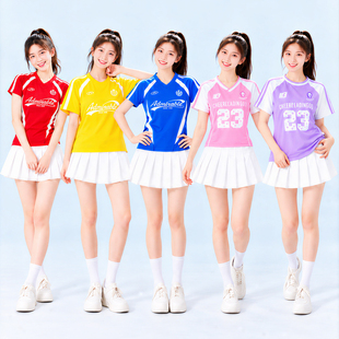 啦啦操比赛演出服拉拉队舞蹈表演服装学生运动会班服开幕式套装