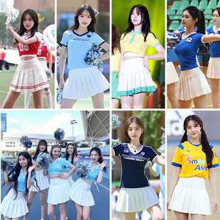 拉拉队服装成人足球宝贝啦啦操运动会班服演出服学生男女舞蹈套装