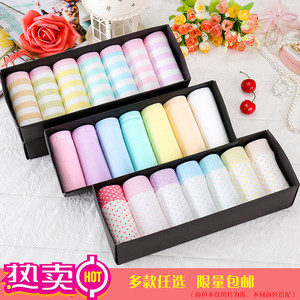 女生内裤纯棉都市少女装高中学生18韩版底裤清新丽人高中生三角裤