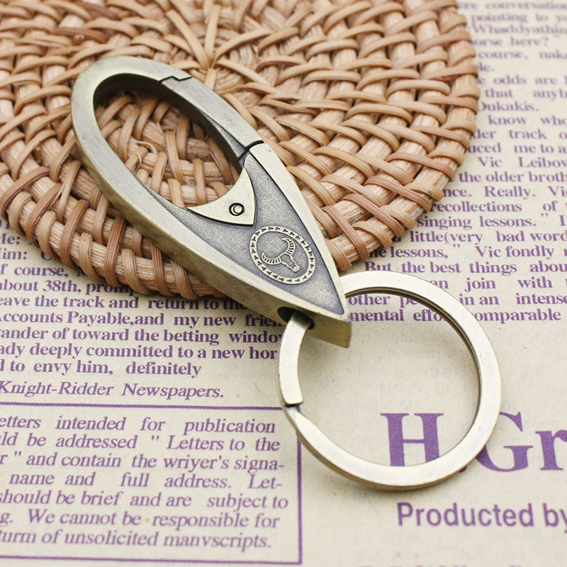 经典男士腰挂钥匙扣创意个性定制钥匙圈成熟男人汽车挂扣小礼物