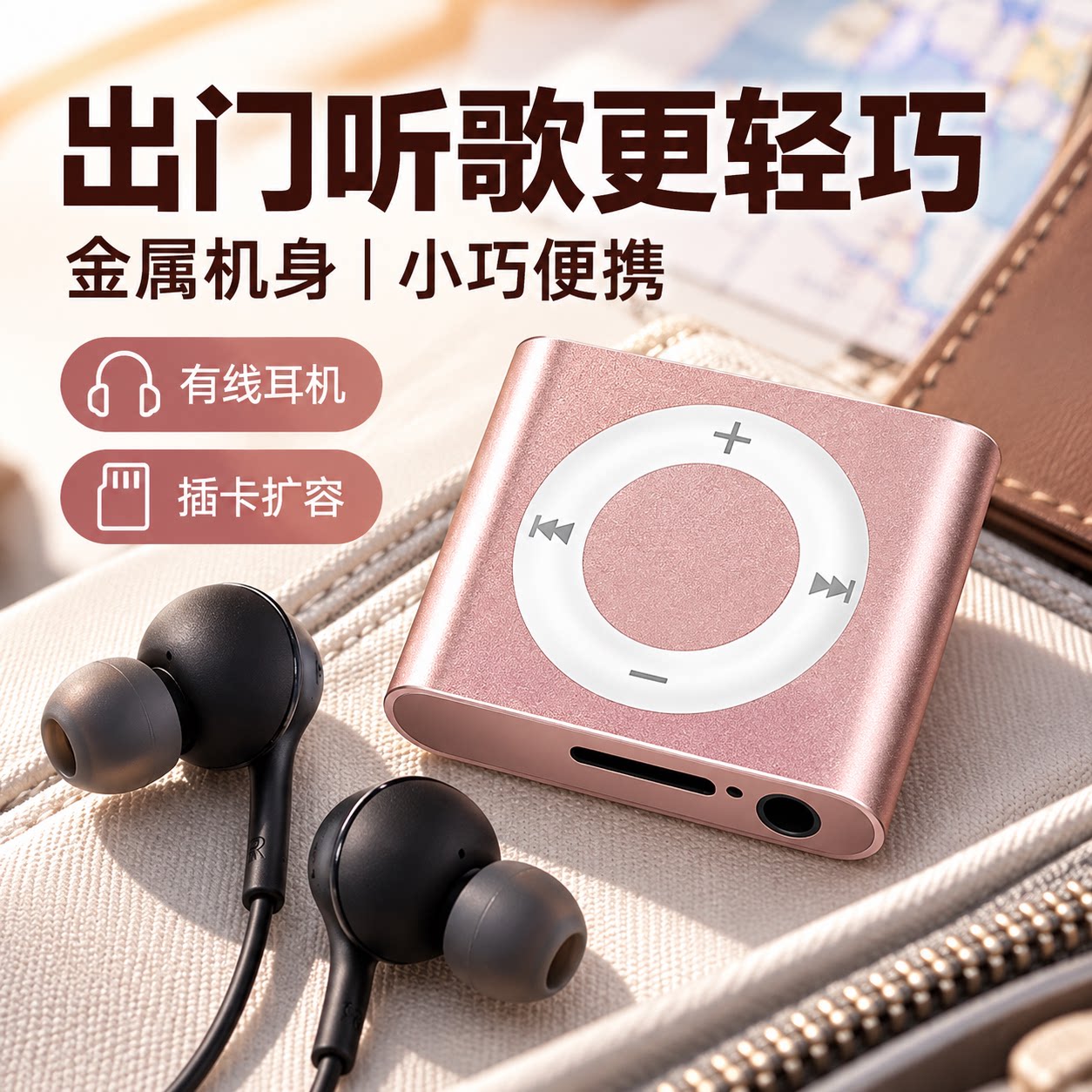MP3听歌专用英语学生小型喇叭新款蓝牙版外放蓝牙神器便携式