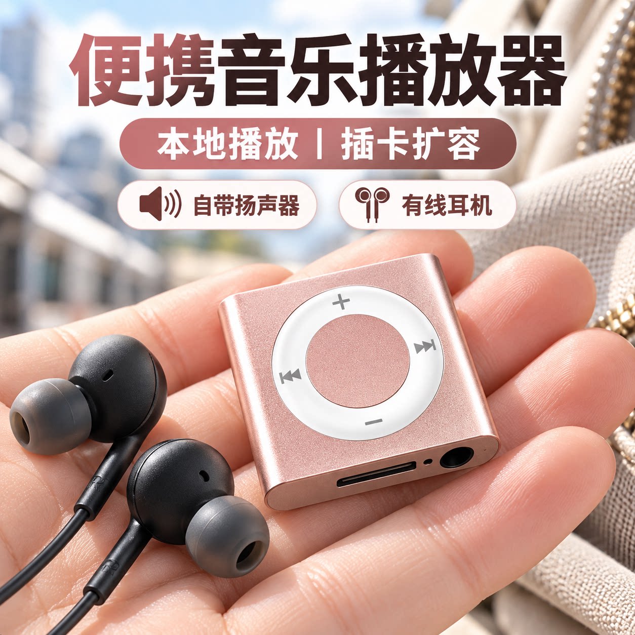 MP3听歌专用MP3学生神器超薄随身听新款播放器蓝牙无线音乐