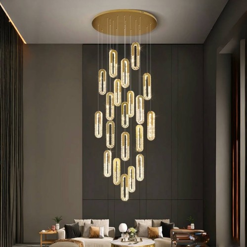 复式楼别墅吊灯楼梯吊灯