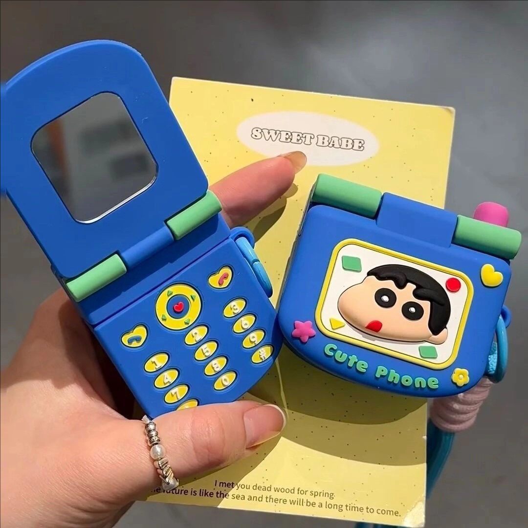 卡通可爱蜡笔小新适用于AirPods/spro4耳机套苹果AirPods Pro二代保护套AirPods3软壳无线蓝牙保护套