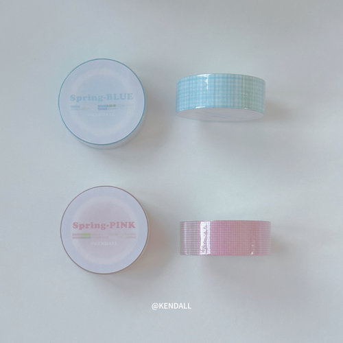 格子和纸拼布胶带KENDALL拼布