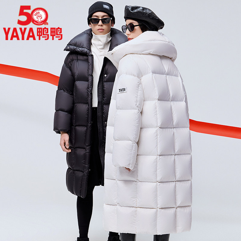【YAYA 50周年系列】鸭鸭羽绒服男中长款新品立领情侣外套C怎么看?