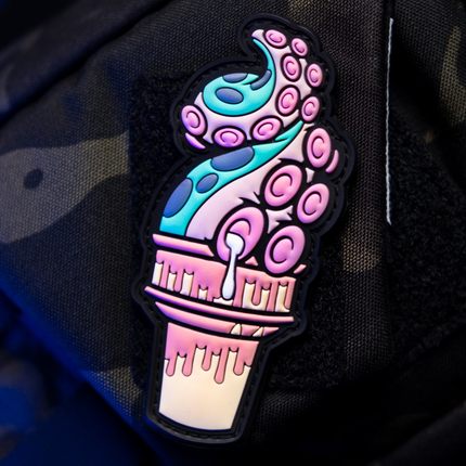 【GGZ搞个章】CODE-08章鱼冰淇淋士气章pvc识别章