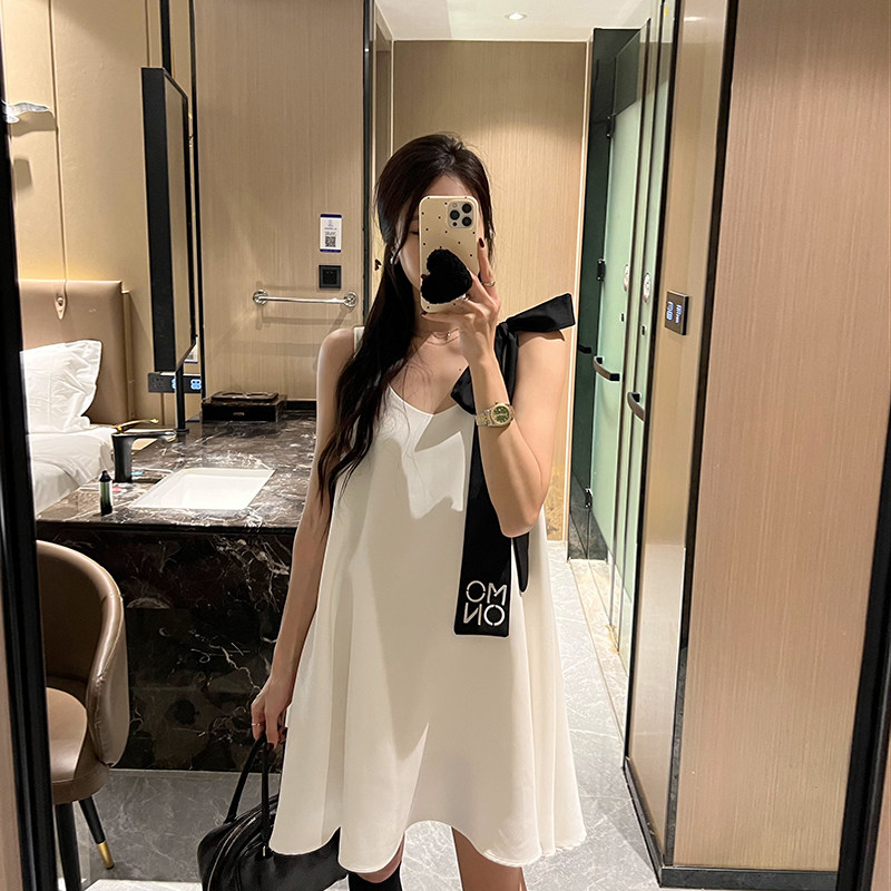 金豆豆夏无袖孕妇连衣裙显瘦