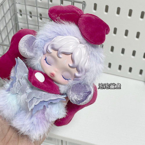 sp娃衣光织园SKULLPANDA二代13cm挂件配饰蝴蝶结马卡龙套装