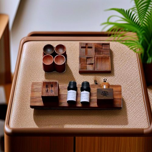 精油扩香木摆件实木器衣柜无火木制香薰木工艺品车载居家装饰