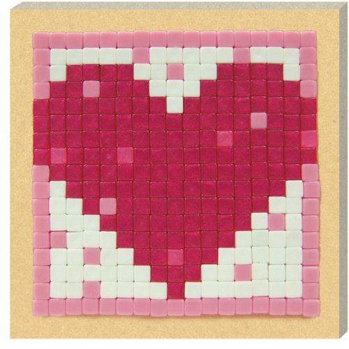 season台湾四季手作马赛克拼贴组-爱心diy教学美劳材料拼图拼板