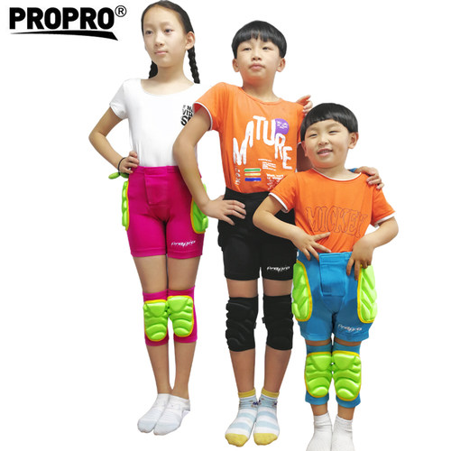 PROPRO专业儿童防摔套装 男女童滑雪护臀护膝轮滑防摔裤溜冰护具