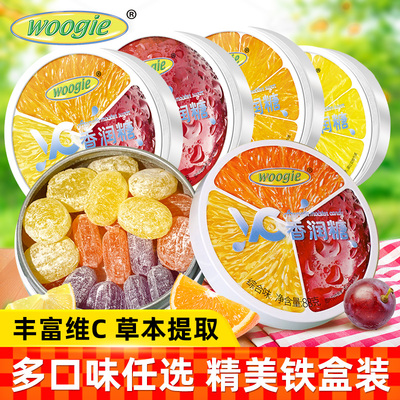 woogie维c香润糖水果糖润喉糖