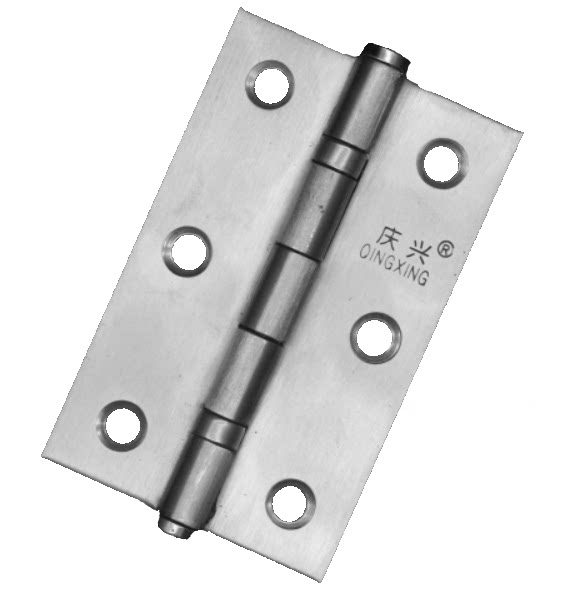 2寸不锈钢消声轴承合页 平开合页 拉丝抛光 2只吸塑包装 厚1.2mm