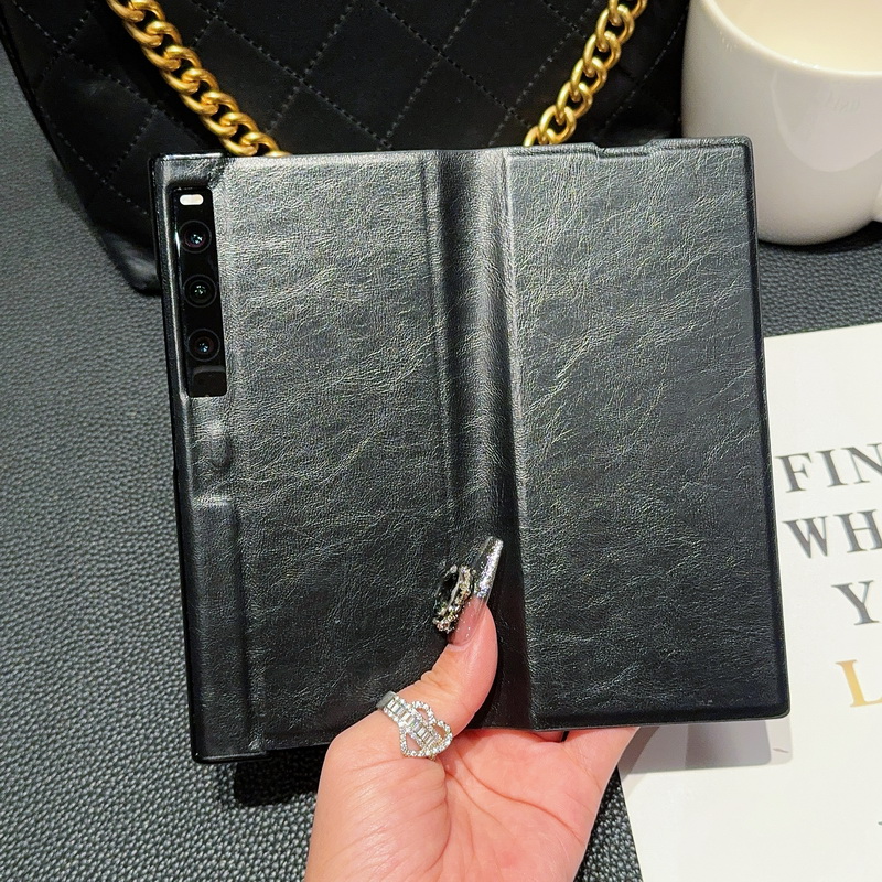 适用于华为matexs2手机壳新款全包真皮支架保护套mateXS2防摔皮套翻盖折叠屏防偷窥防摔xs2典藏版