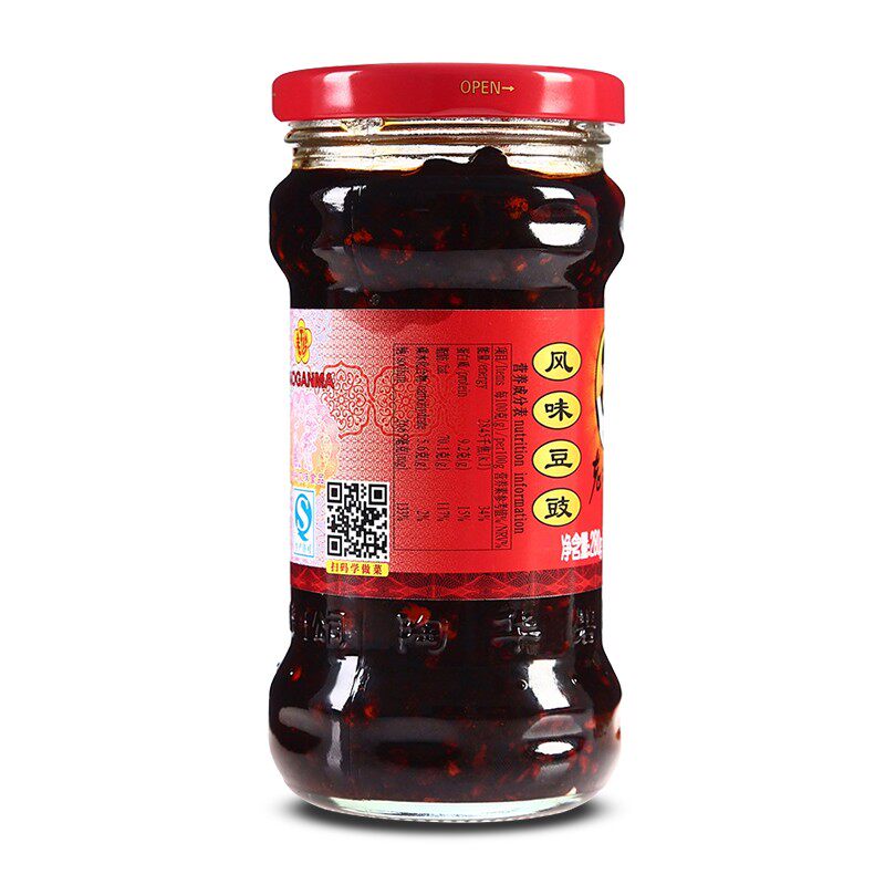 包邮 老干妈风味豆豉280g*2瓶拌面拌饭酱油制辣椒酱香辣酱