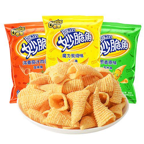 奇多妙脆角多种口味味玉米角40g膨化食品旅游办公追剧休闲零食