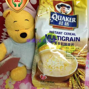香港代购 桂格QUAKER即食多谷类燕麦片500g 含膳食纤维早餐冲泡
