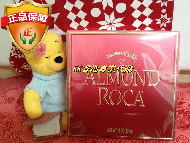 香港代購 美國進口ALMOND ROCA 樂家杏仁糖禮盒裝 600g