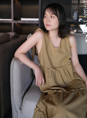 LNParty 夏季薄款睡裙女宽松舒适高级感吊带裙大码可外穿连衣裙