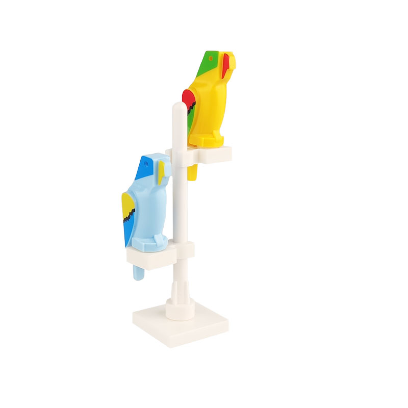 moc颗粒积木小动物飞禽配件