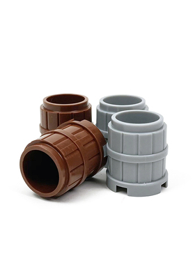 MOC国产积木场景配件零件2489 4211147 2x2 圆桶 酒桶 容器 街景