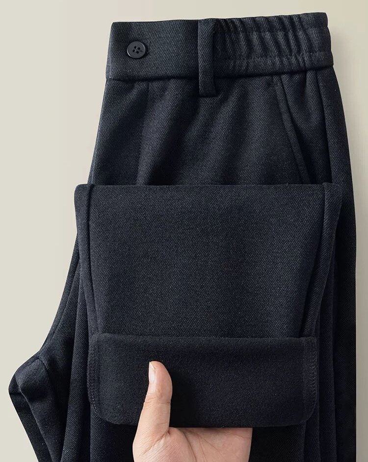 2026秋冬新款男士休闲裤时尚百搭修身直筒长裤子男装弹性运动卫裤