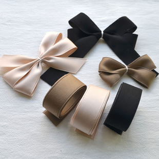 25MM高档气质亮光布艺带 手工自制蝴蝶结材料diy饰品配件发夹发饰