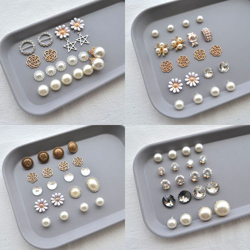 diy蝴蝶结水钻搭配套餐手工发饰