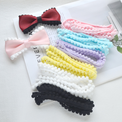 毛毛球花边装饰带线绳类