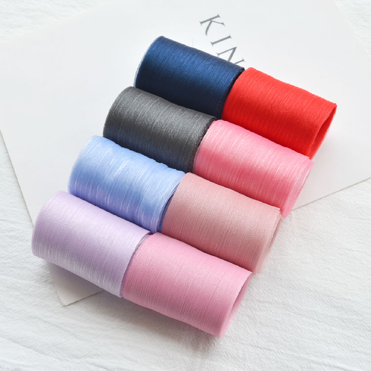 diy韩版条纹布艺手工发夹