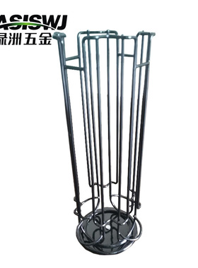 OASISWJ24颗黑色dolce gusto咖啡胶囊收纳架360度可旋转铁艺金属