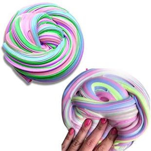 60ml DIY Fluffy Slime Toys Foam Putty Soft Clay Antisress Li