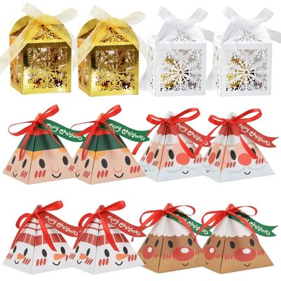Christmas Candy Box Xmas Paper Gift Packaging Boxes Merry Ch