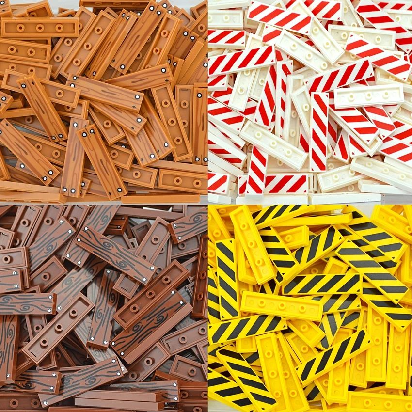 City Floor Small Particle Building Block Accessories 1x4 Smo