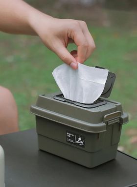 Outdoor Tissue Case Desktop Napkin Paper Storage Box Portabl