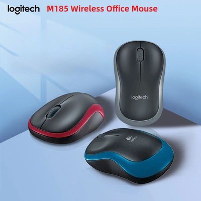 Logitech M185 2.4 GHz USB Wireless Mouse 1000DPI 3 Buttons S