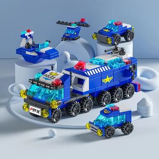Police Truck City Fire Car Engineering Crane Tank Helicopter