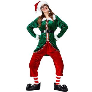 [You're My Secret] Women Girl Elf Outfits Christmas Hat Boot