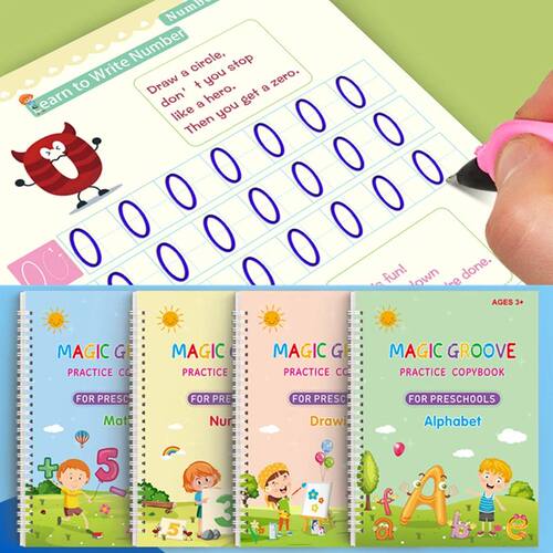 Reusable Magic Copybooks Baby Montessori Toys Magical Drawin