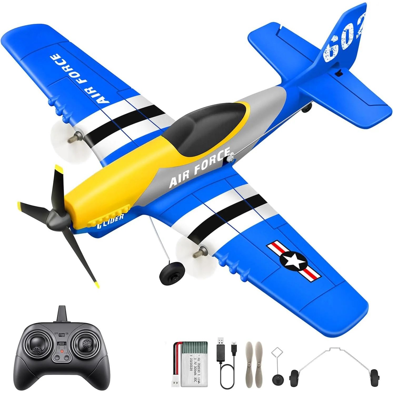 P51 RC Plane 2.4G 3CH EPP Foam Remote Control Fighter Fixed