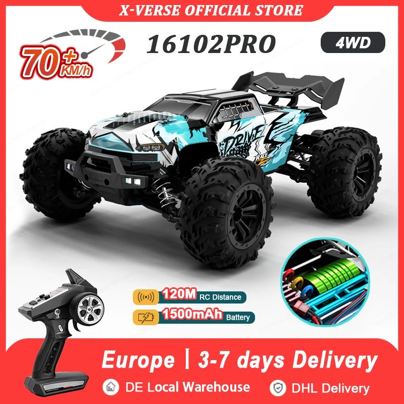 6 Brush Or Brushless RC Car Off Road 4x4 High Speed 50KM/H O
