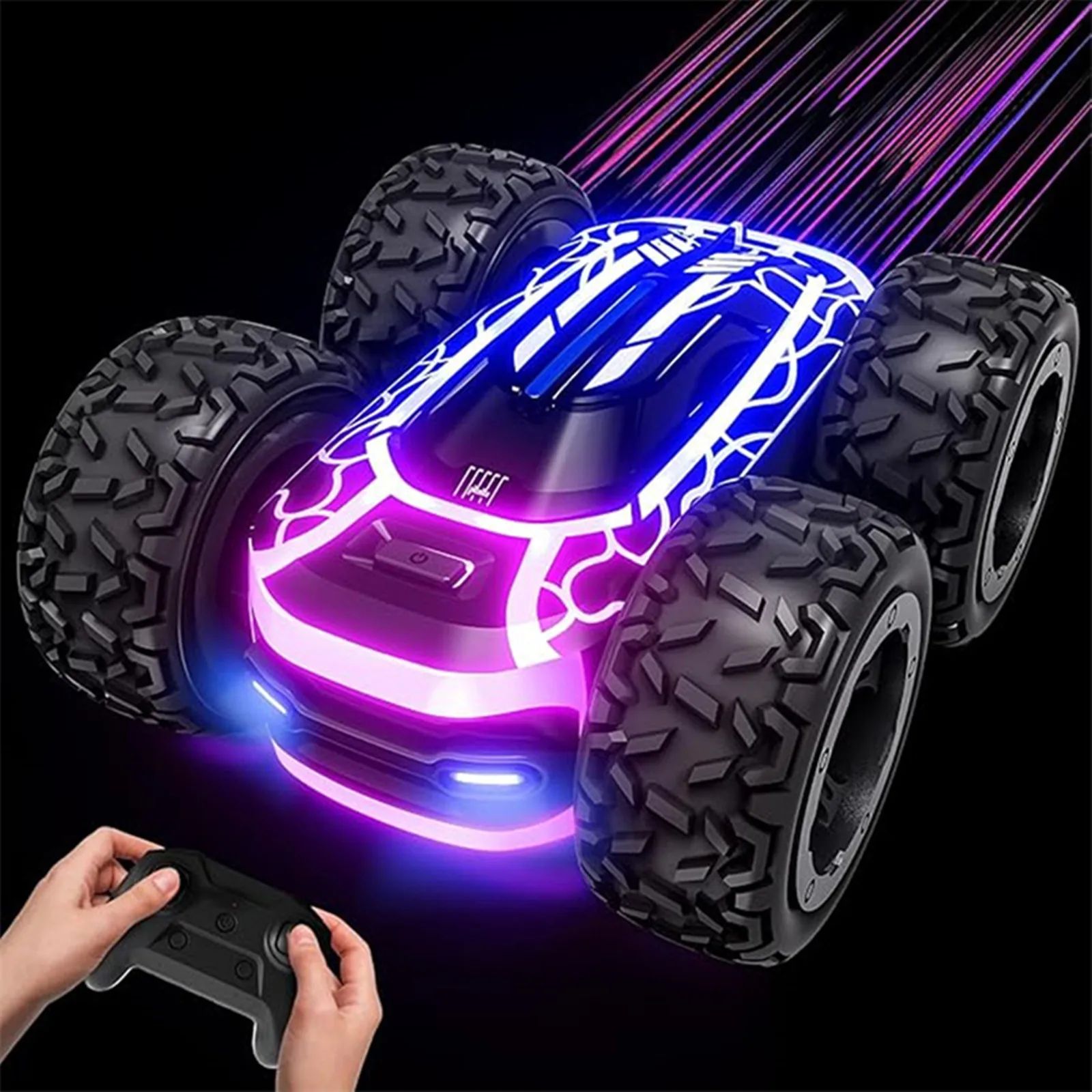 Sinovan?Remote Control Car with Lights for Boys 4-7, 2.4GHz
