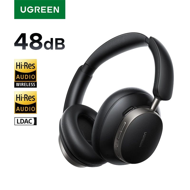 UGREEN Studio Pro 48dB ANC Wireless Headphones Over Ear Blue