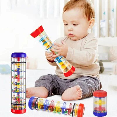 Montessori Rain Stick Musical Instrument Toys for Babies Tod