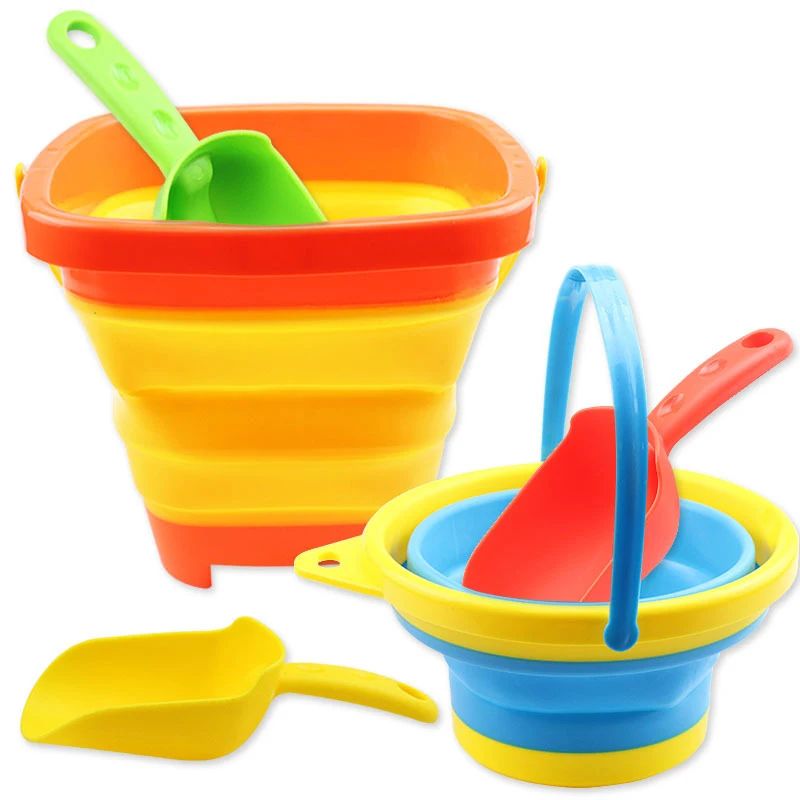 Outdoor Portable Beach Bucket Sand Shovel Toy Baby Mini Digg