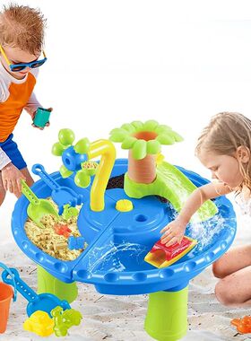 Water Table Sandbox for Kids Outdoor Sensory Play with Sand