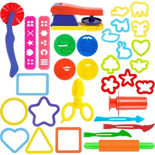 Plasticine Model Playdough Tools Set for Kids 3D Syringe Rol