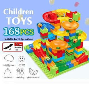 Mini Marble Run Building Blocks Kids Toy Plastic Classic Blo